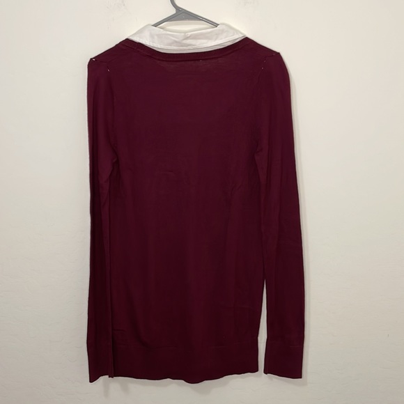 Motherhood Maternity Long Sleeve Collard Top - Picture 4 of 4